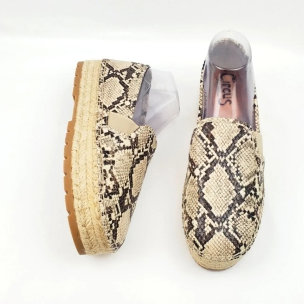 Sam Edelman Cora snake print espadrille shoes